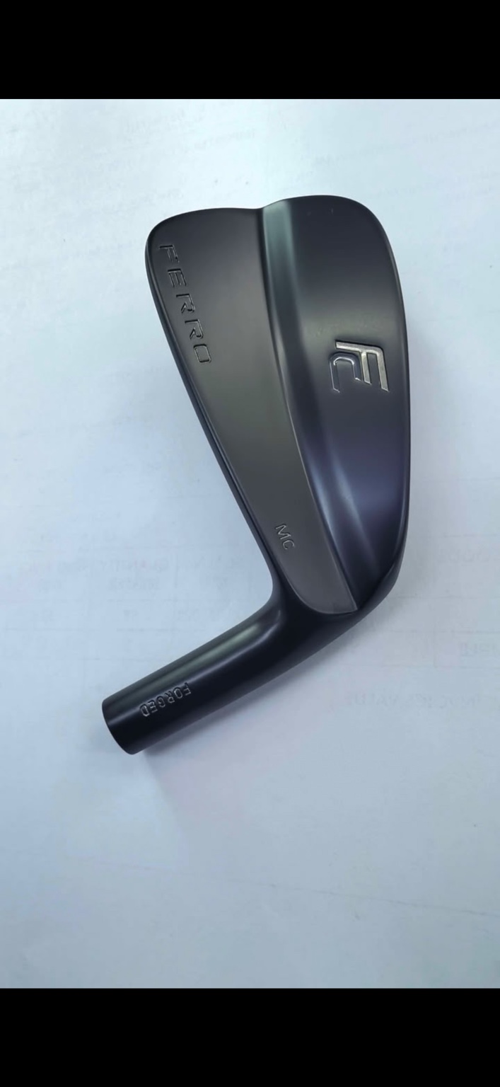 Finished black Ferro MC iron head used during development